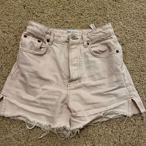 Pink Zara shorts size 4